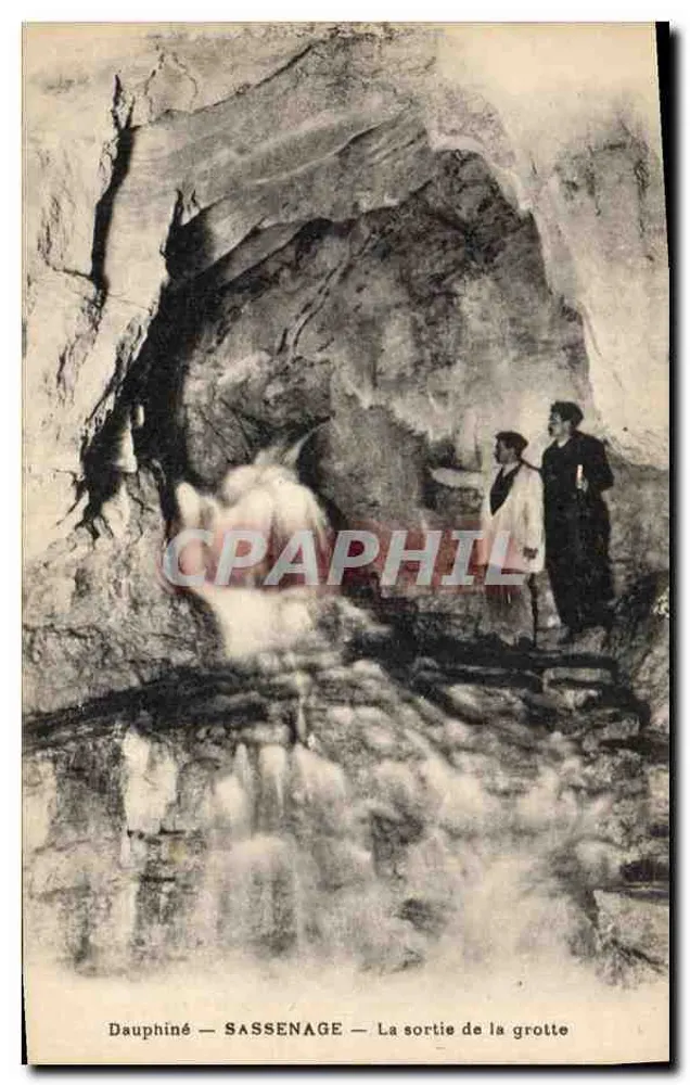 Dauphiné — Sassenage — Ausgang der Höhle - Vorderseite