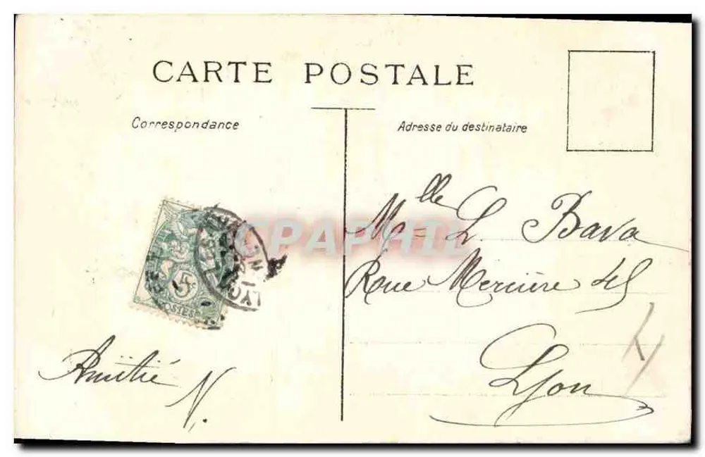 Mädchen mit Puppe und Hund — Serie B. SINVEN — Nr. 3.9.285 - Rückseite