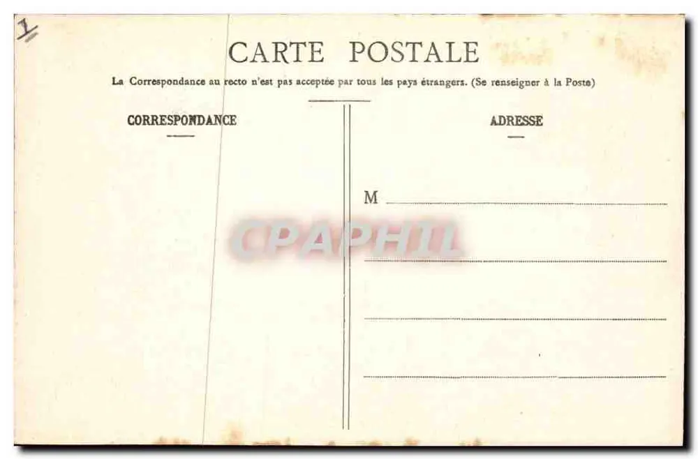 Bar-le-Duc - Prefettura e Palazzo di Giustizia — Vve Em. Collot, editore Bar-le-Duc - Verso