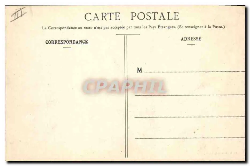 Der Admiral-Tréhouart, gepanzerte Küstenwache — Sammlung H. Laurent, Port-Louis - Rückseite