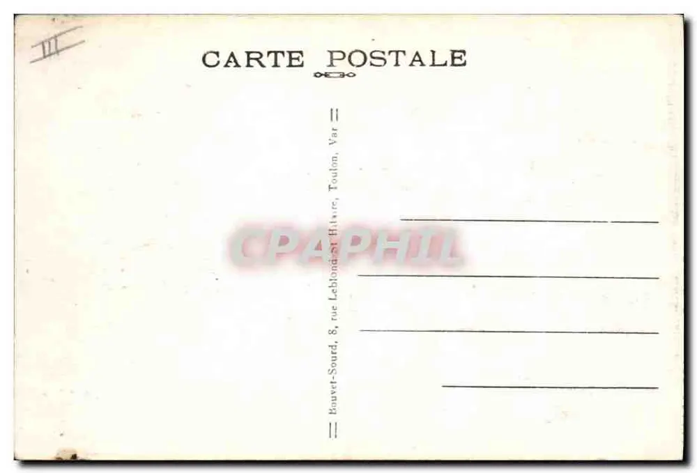 Béarn — Porte-Avions — Édit. B. S. - Verso