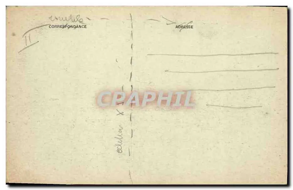 Beautemps-Beaupré — Service hydrographique — Marine Militaire Française - Verso