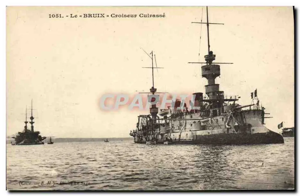 Der « BRUIX » Schlachtschiff — Sammlung E.H. — Verlag Le Sage, n° 1051 - Vorderseite