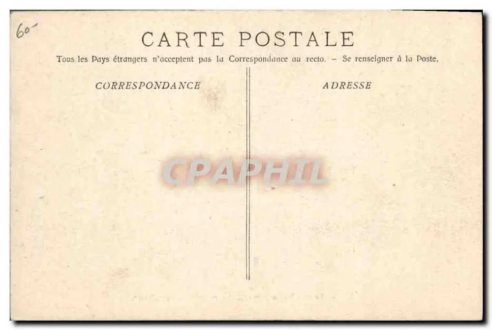 Das "Châteaurenault" — Kreuzer der ersten Klasse — A. Bougault n°540 - Rückseite