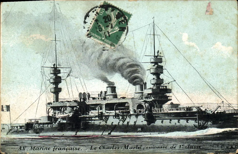 Le Charles Martel — cuirassé de 1ère classe — éditeur AQUA-PROTO L.V. & Cie - Vorderseite