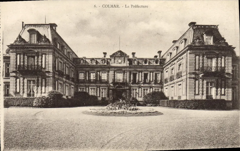 Colmar — A Prefeitura — editor Ch. Berberet, Strasbourg - Frente