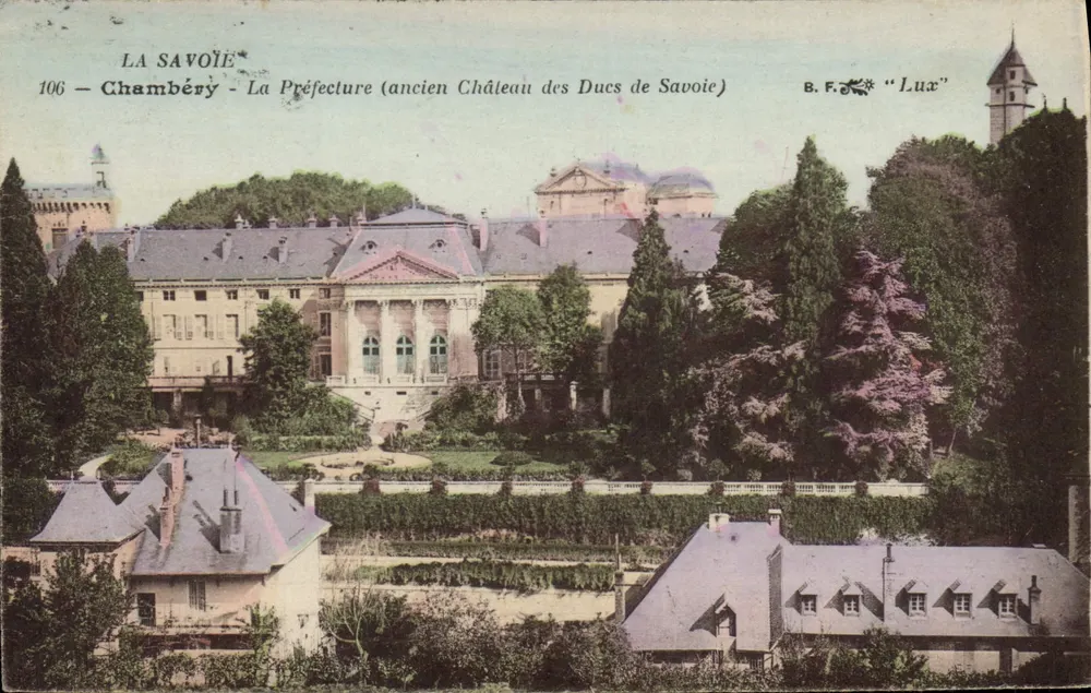 Chambéry — Die Präfektur (ehemaliger Schloss der Herzöge von Savoyen) — B.F. Lux, Nr. 106 - Vorderseite