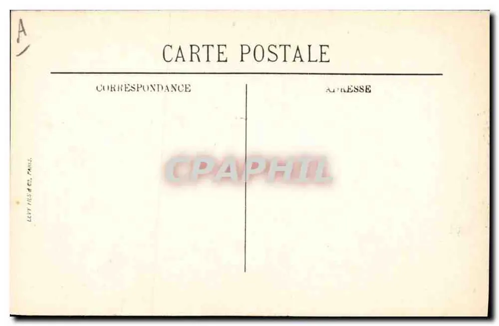 Mulher em traje de Scaëi e Bannallée — Série I.1. — Editor Lévy Frères, Paris - Verso
