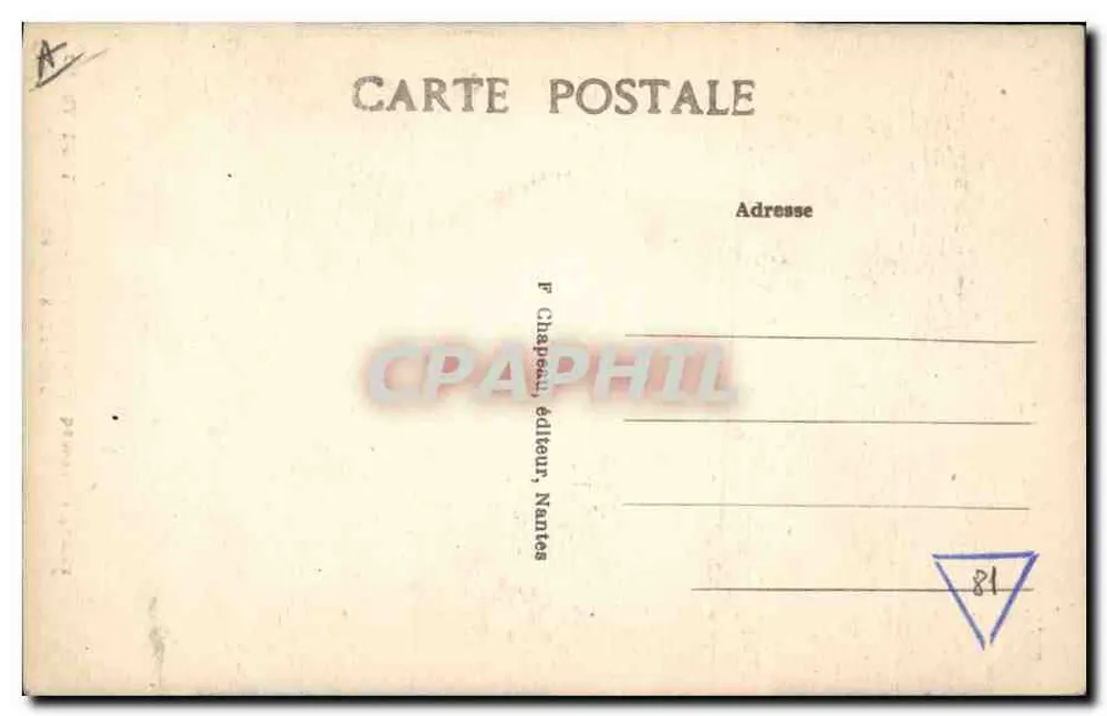 Guérande (Loire-Inf) — Paludiers aus vergangenen Zeiten — F. Chapeau, Nantes - Rückseite