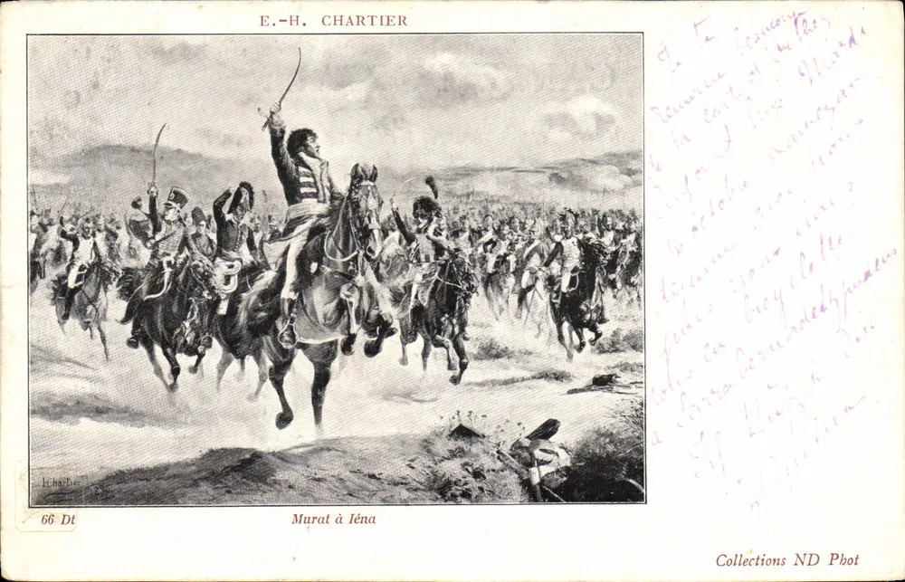 Murat em Iéna — Editor E.-H. Chartier, n° 66 Dt - Frente