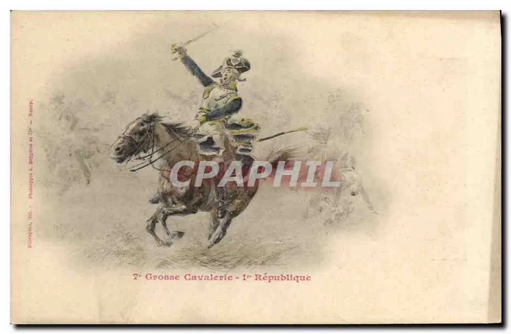 7. Schwere Kavallerie - Erste Republik — Verlag: Prosper A. Béguin & Cie - Nancy - Vorderseite