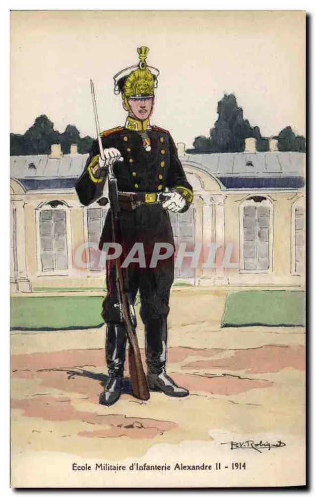 Militärschule der Infanterie Alexander II — 1914 — Militärische Editions-Gesellschaft, Nr. 521 - Vorderseite