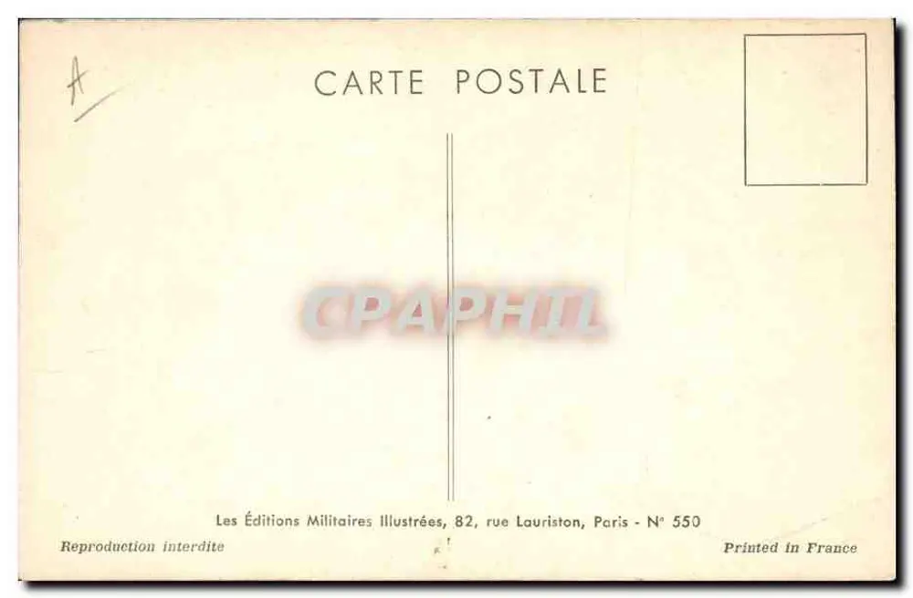 Polen, Frankreich, England — Soldaten im Uniform — Mauric Toussaint 1939 - Rückseite