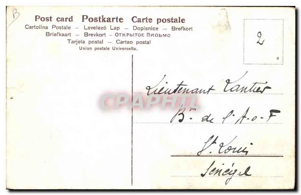 Soldado em uniforme verde — saudação — editor SER 705 - Verso