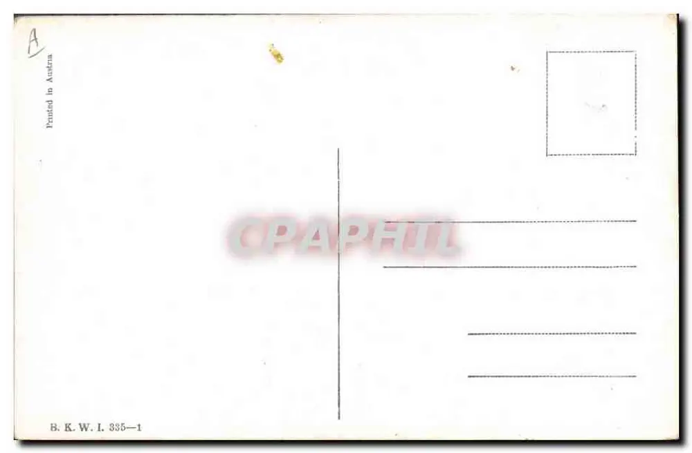 Soldados em parada — caricatura — editor B. K. W. I. 335-1 - Verso