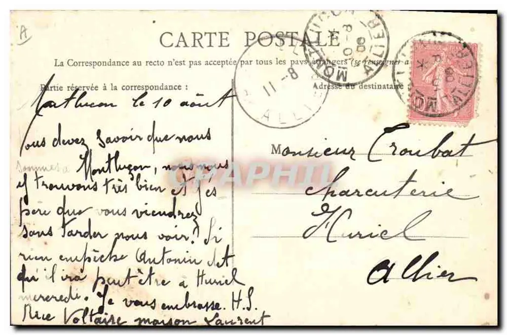 Montluçon — Fornos de Cal — Editor: Norvèlles Galeries - Verso