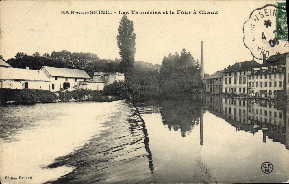 Bar-sur-Seine — Die Gerbereien und der Kalkofen — Edition Saunois - Vorderseite