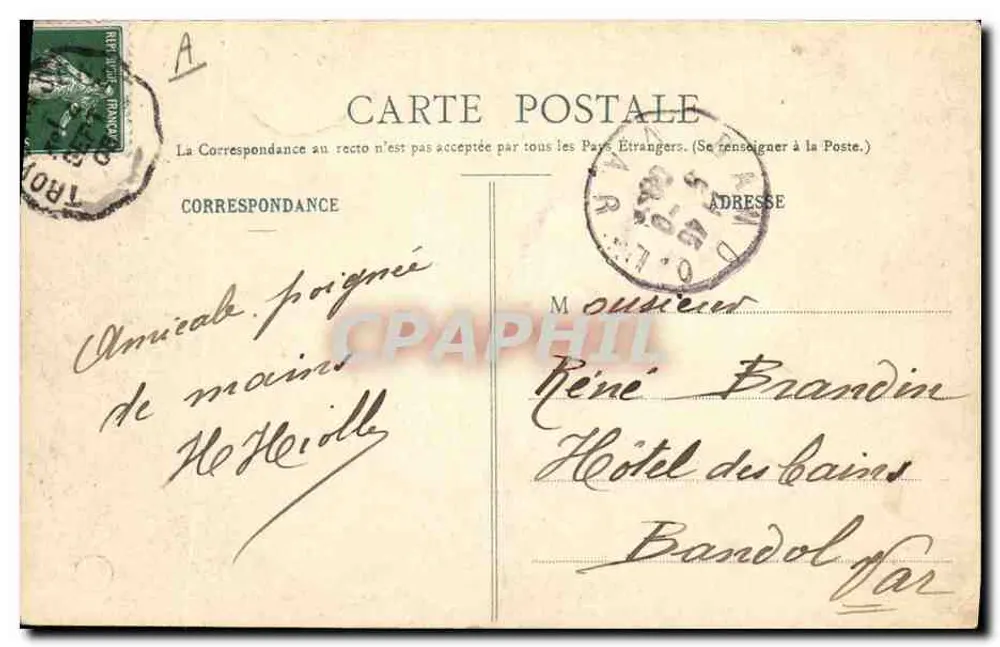 Bar-sur-Seine — Die Gerbereien und der Kalkofen — Edition Saunois - Rückseite