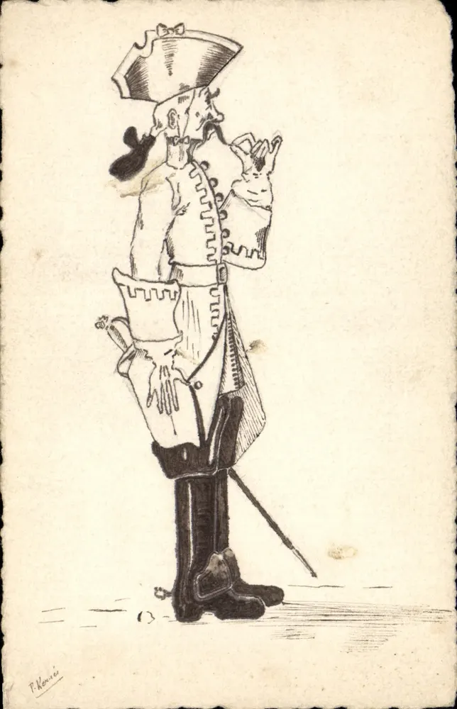Piratenkarikatur — Zeichnung von T. Kerneis — Verleger nicht sichtbar - Vorderseite