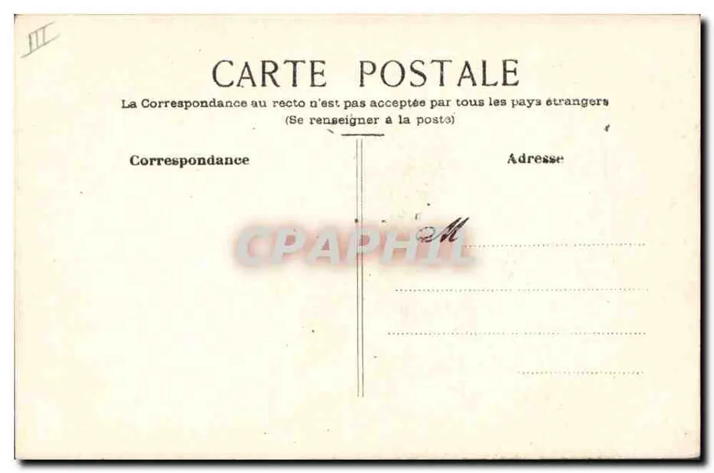 Insecto sobre hoja — Buena Año — Tarjeta postal anónima - Reverso