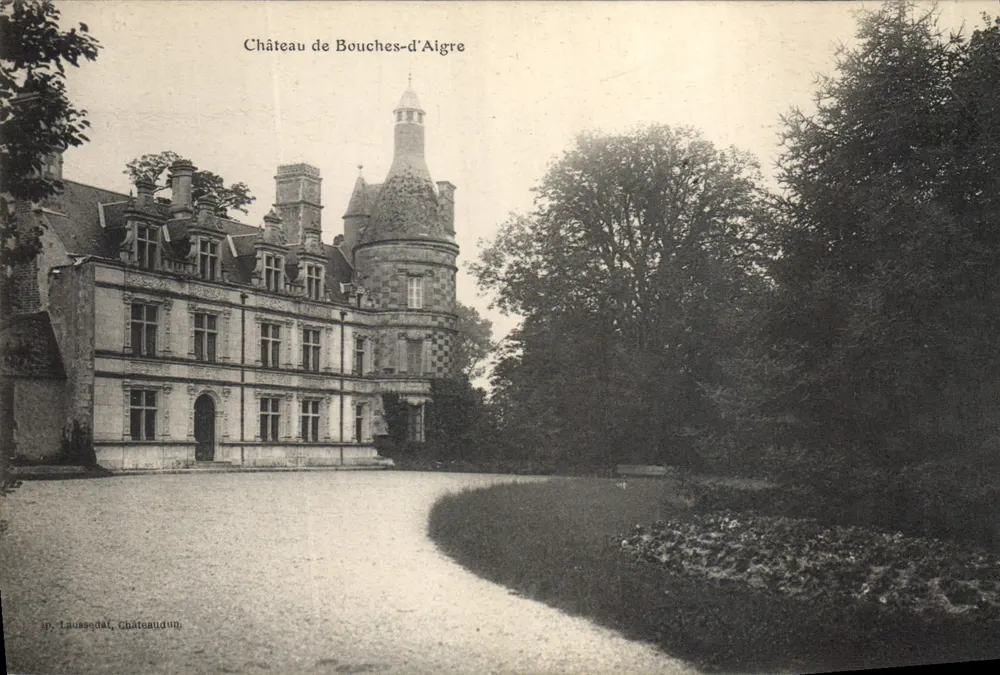 Castelo de Bouches-d'Aigre — Laussedat, Châteaudun — editor desconhecido - Frente