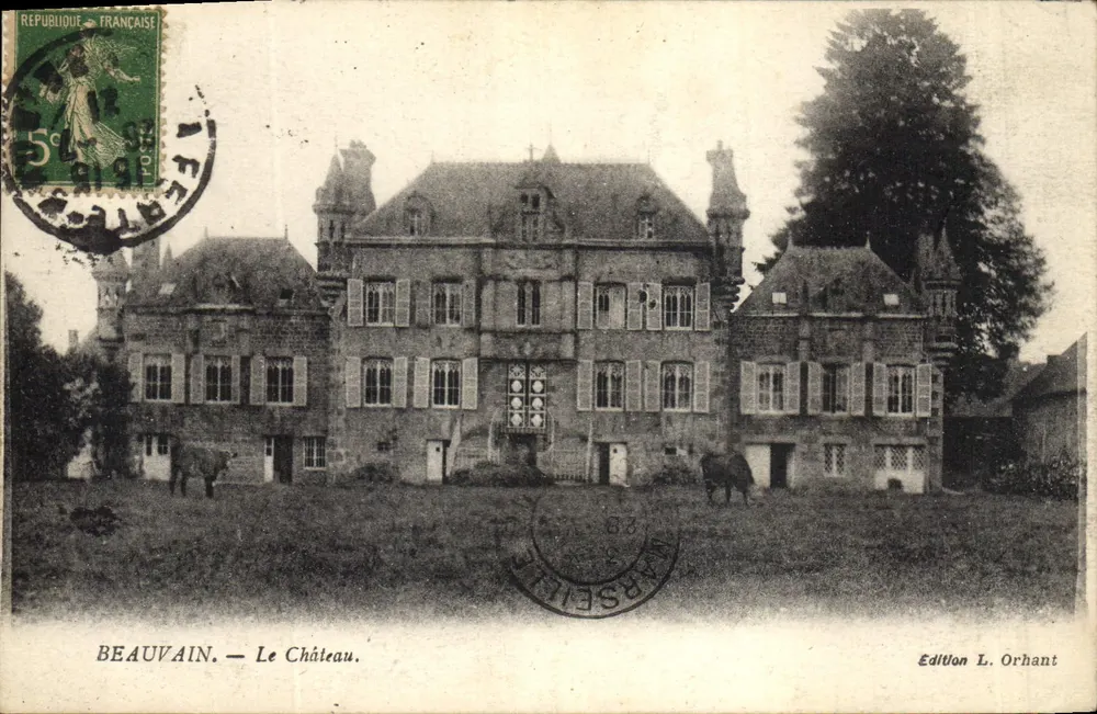 Beauvain — O Castelo — Edição L. Orhant - Frente