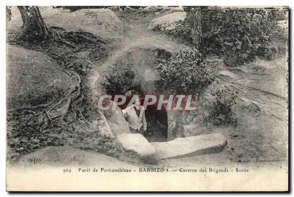 Wald von Fontainebleau - Barbizon - Höhle der Räuber - Ausgang - Vorderseite