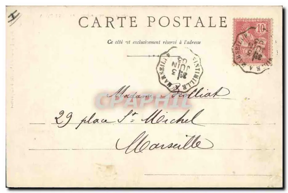 Vaucluse - Le Gouffre - Source basse — J. Braun & Cie, Wyd. w Carpentras, Nr 46 - Rewers