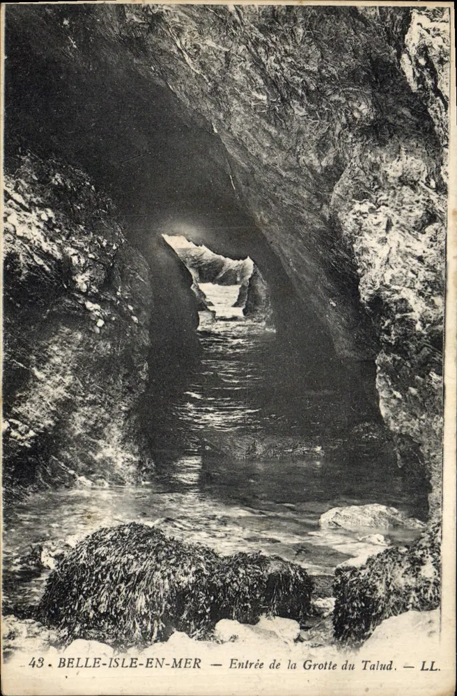 Belle-Île-en-Mer — Eingang zur Talud-Höhle — LL. n°43 - Vorderseite
