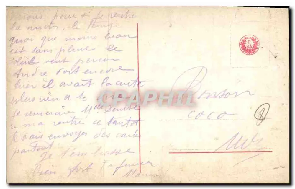 Scène de naissance — L'Avenir, éditeur, n° 5019/20 - Verso