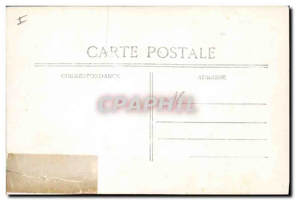 Mädchen in besticktem Kleid mit einem Vogel — WeihnachtsSzene — Verlag PARIS, n° 434 - Rückseite