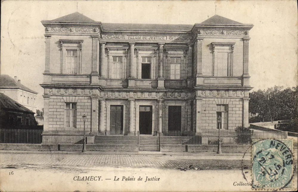 Clamecy — O Palácio de Justiça — Collection POSTESP - Frente