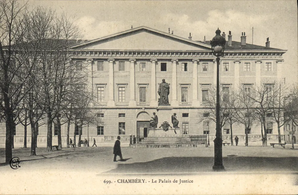 Chambéry - Sąd Najwyższy — wydawca C.R. n°699 - Awers