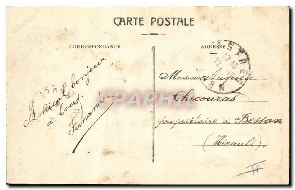 Castres — O Palácio de Justiça — Edição D. F. - Verso
