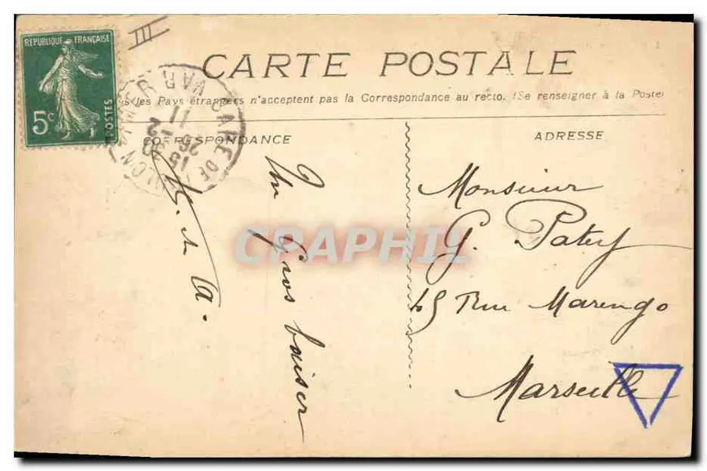 Schiff "Charles Martel" — Französische Marine — Verlag Chanteperdrix - Rückseite