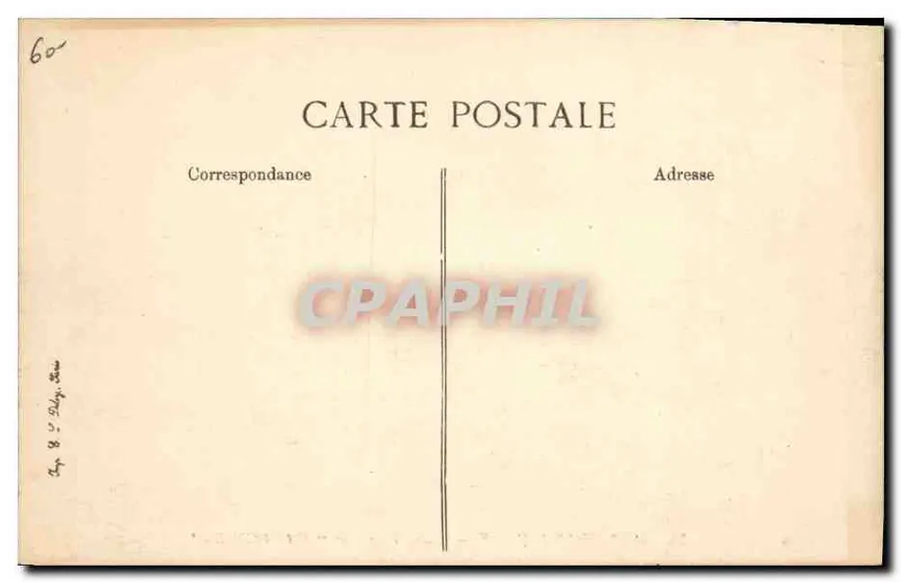 Französische Marine — Torpedoboot "Carabinier" — BLD n°54 - Rückseite