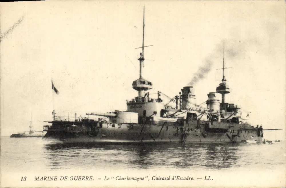 Kriegsmarine — Der "Charlemagne", Schlachtfregattenträger — LL. — Serie 13 - Vorderseite