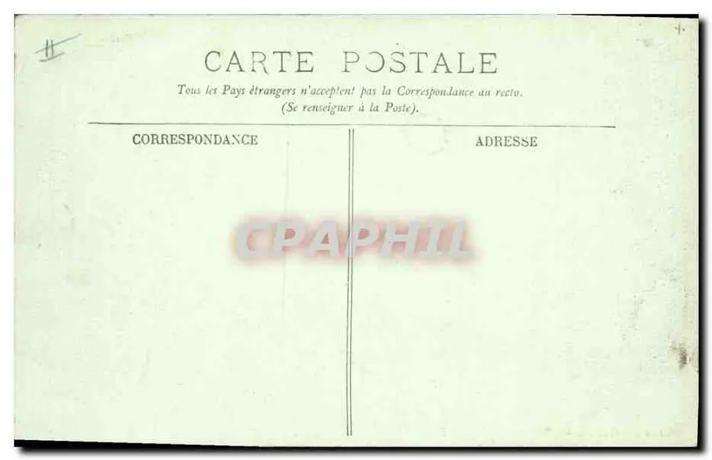 Caen — A Prefeitura — LL. — n° 132 - Verso