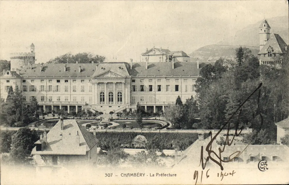 Chambéry — A Prefeitura — Editor C.R. n°307 - Frente
