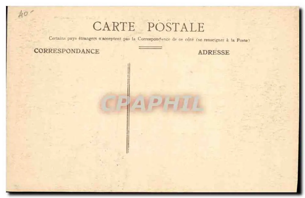 Chambéry — Prefektura, Wewnętrzna część zamku — Wydawca: J. P. P. (podtytułowany 'Chambéry') - Rewers
