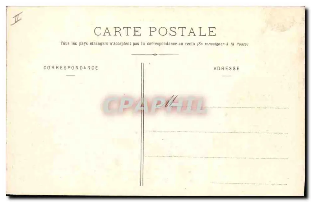 Chambéry - A Prefeitura — editor Aubry-Mone-Douy, n° 307 - Verso