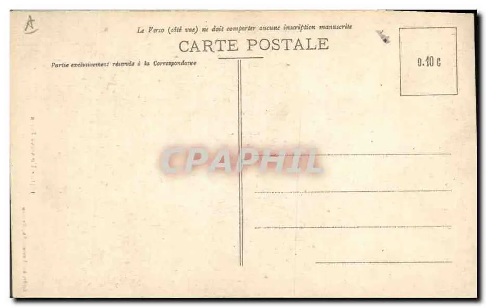 Ein alter Tapferer — Sammlung Laurent-Nel, Rennes — Nr. 3641 - Rückseite