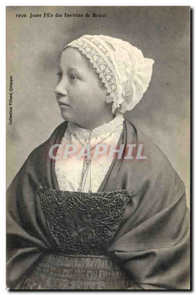 Jovem Menina dos Arredores de Brest — 1939 — Coleção Villard, Quimper - Frente