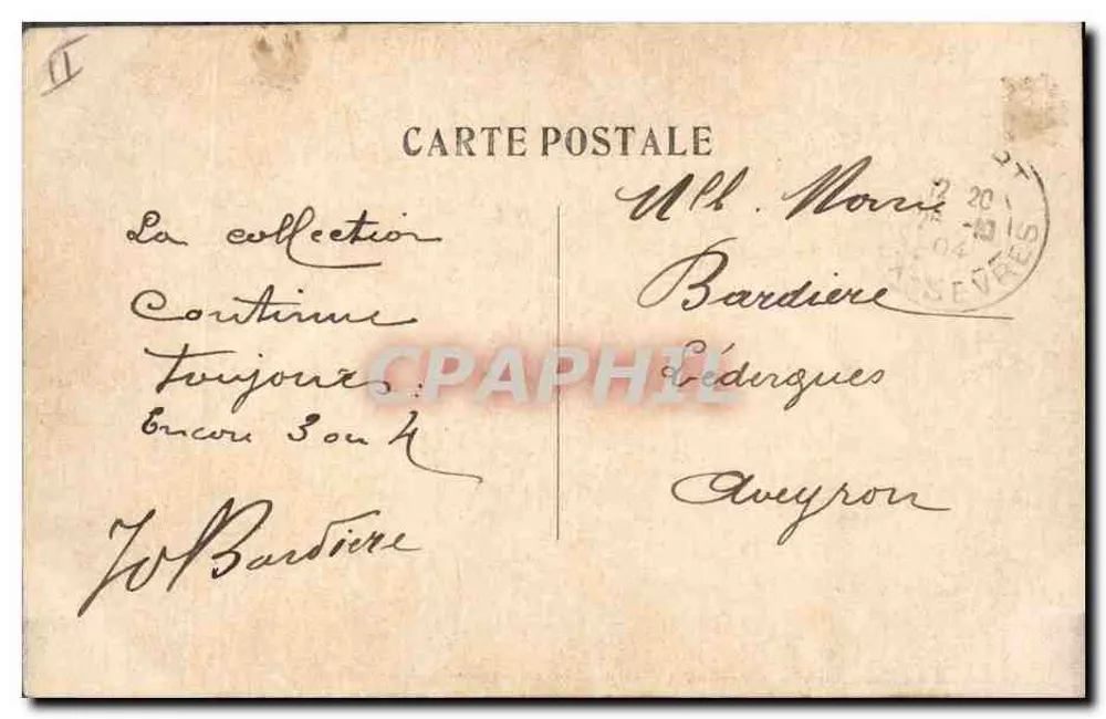 Gentillesses Bretonnes — Niort, 2-2020 — editor desconhecido, número de série não visível - Verso