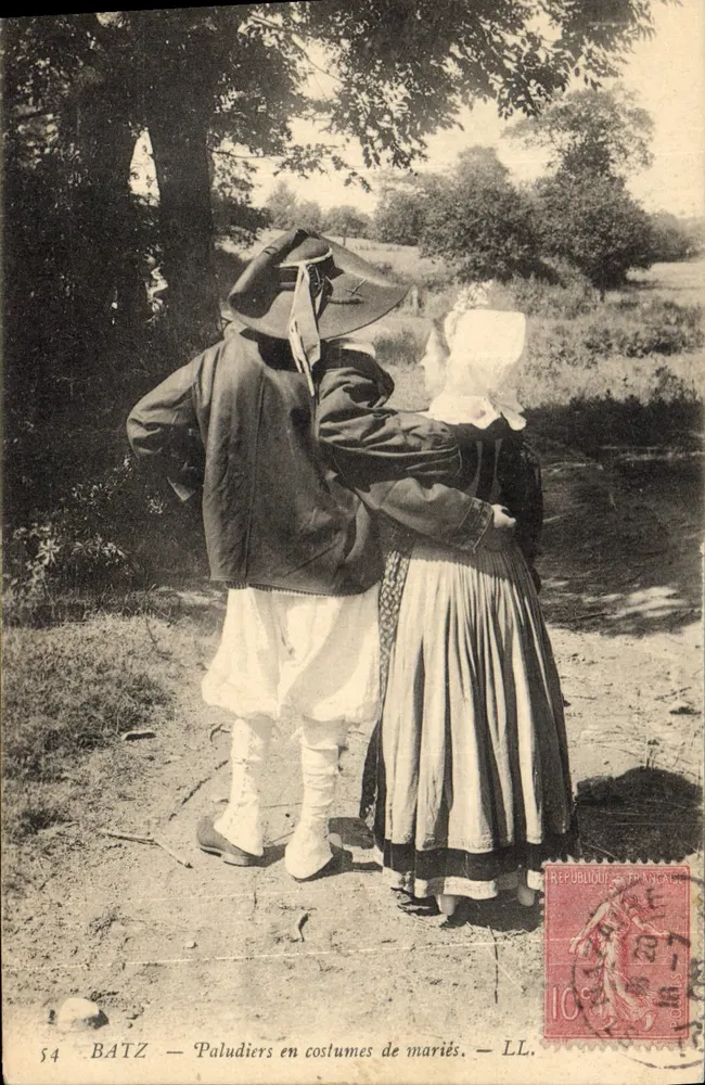 Batz — Paludiers in Hochzeitskleidern — LL. Nr. 54 - Vorderseite