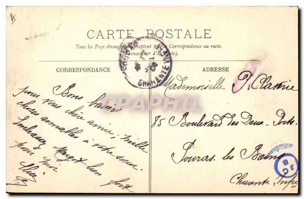 Batz — Paludiers in Hochzeitskleidern — LL. Nr. 54 - Rückseite
