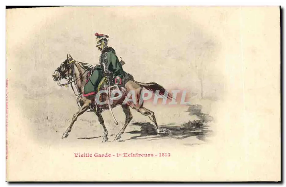 Alte Garde - 1. Eclaireurs - 1813 — Verlag: A. Malpert & Cie - Vorderseite