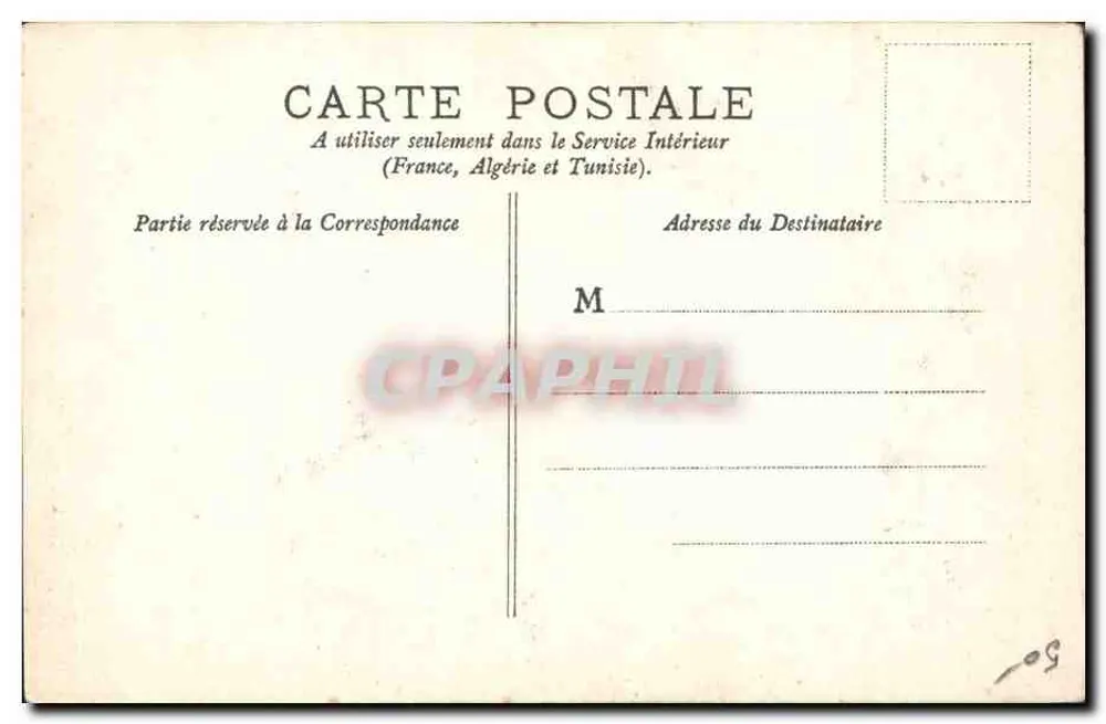 A Visita — caricatura de L. Molossona — E.R. Paris - Verso