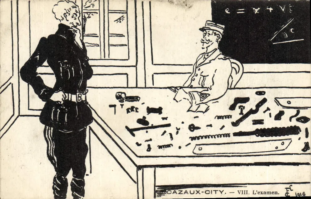 Cazaux-City — Die Prüfung — VIII — Verlag FC, 1916 - Vorderseite
