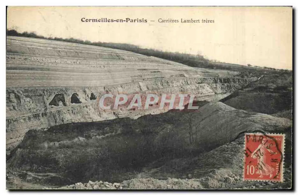 Corneilles-en-Parisis — Canteras Lambert frères - Anverso